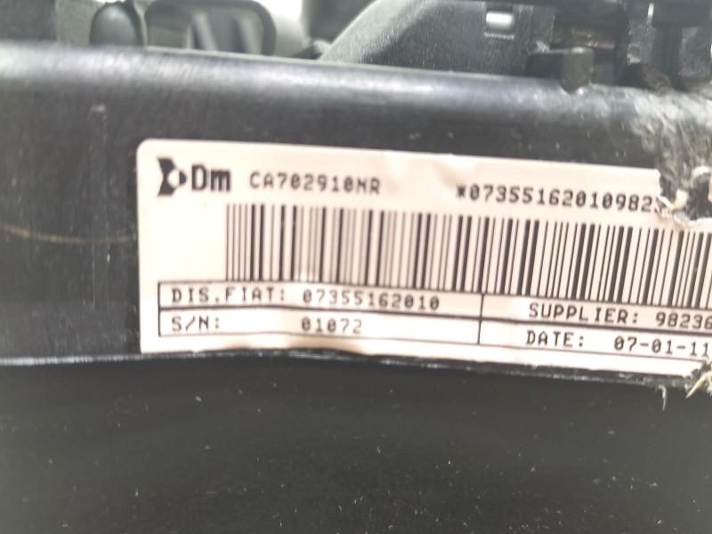 Recambio de airbag delantero izquierdo para fiat punto evo (199_) 1.3 d multijet referencia OEM IAM 07355162010  