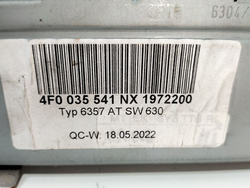 Recambio de sistema audio / radio cd para audi a6 allroad c6 (4fh) 3.2 fsi quattro referencia OEM IAM 4F0034541NX  