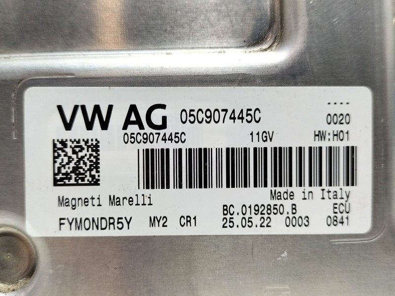 Recambio de centralita motor uce para seat ibiza v (kj1, kjg) 1.0 mpi referencia OEM IAM 05C907445C  