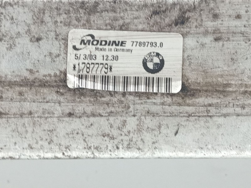 Recambio de intercooler para bmw serie 3 berlina (e46) 320d referencia OEM IAM 1787779  