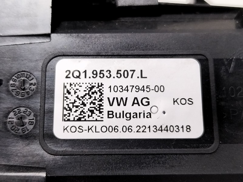 Recambio de mando multifuncion para seat ibiza v (kj1, kjg) 1.0 mpi referencia OEM IAM 2Q1953507L  