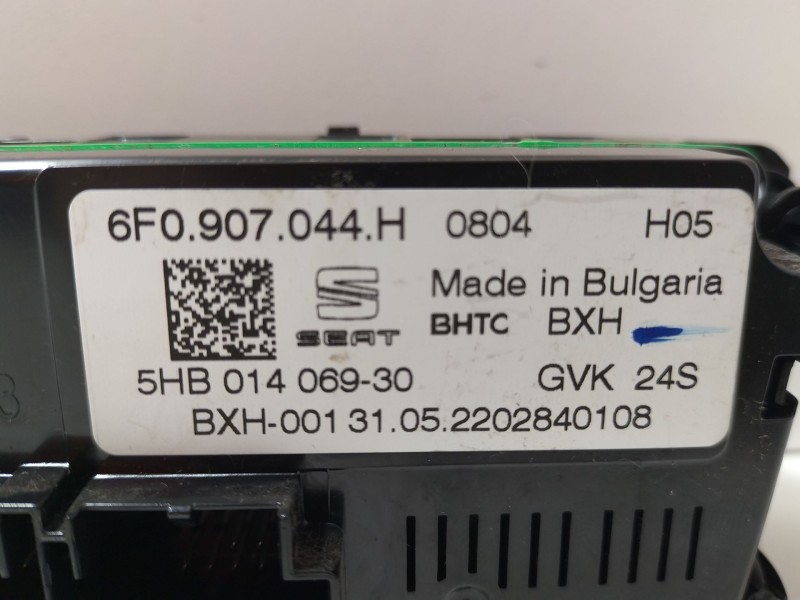 Recambio de mando calefaccion / aire acondicionado para seat ibiza v (kj1, kjg) 1.0 mpi referencia OEM IAM 6F0907044H  