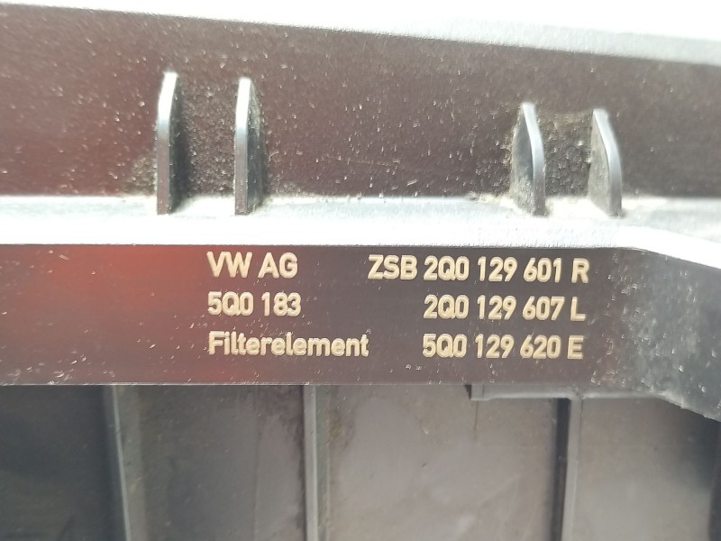 Recambio de caja filtro aire para seat ibiza v (kj1, kjg) 1.0 mpi referencia OEM IAM 2Q0129601R  