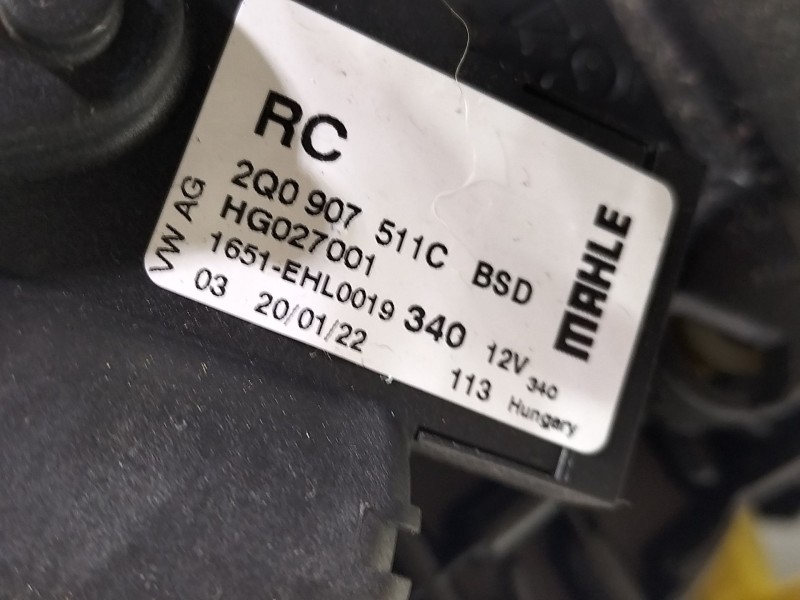 Recambio de calefaccion entera normal para seat ibiza v (kj1, kjg) 1.0 mpi referencia OEM IAM 2Q1816005AE  