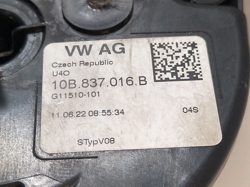 Recambio de cerradura puerta delantera derecha para seat ibiza v (kj1, kjg) 1.0 mpi referencia OEM IAM 10B837016B  