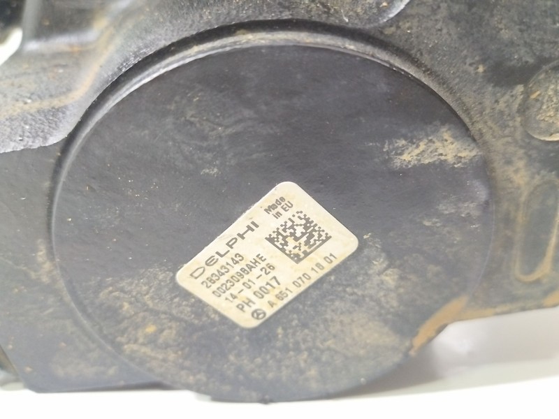 Recambio de bomba inyeccion para mercedes-benz clase b (w246) b 200 cdi be (246.201) referencia OEM IAM A6510701801  