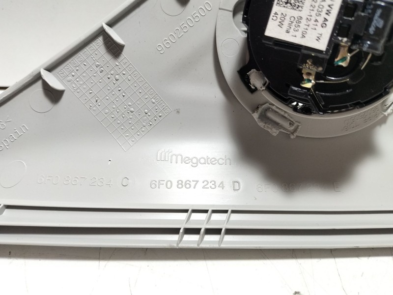 Recambio de moldura para seat ibiza v (kj1, kjg) 1.0 mpi referencia OEM IAM 6F0867234C  