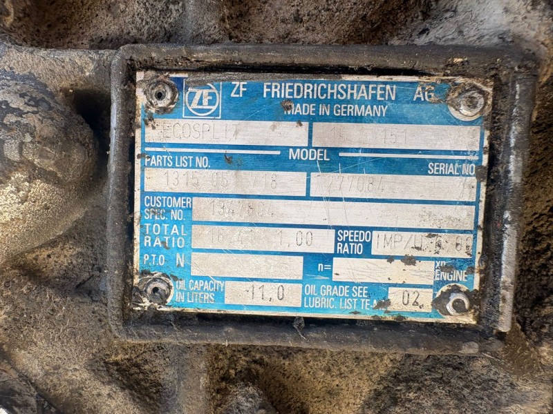 Recambio de caja cambios para daf fat cf75.310 at 75 cf referencia OEM IAM 16 S 151  