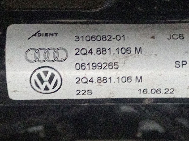 Recambio de juego asientos completo para seat ibiza v (kj1, kjg) 1.0 mpi referencia OEM IAM 2Q881106M  