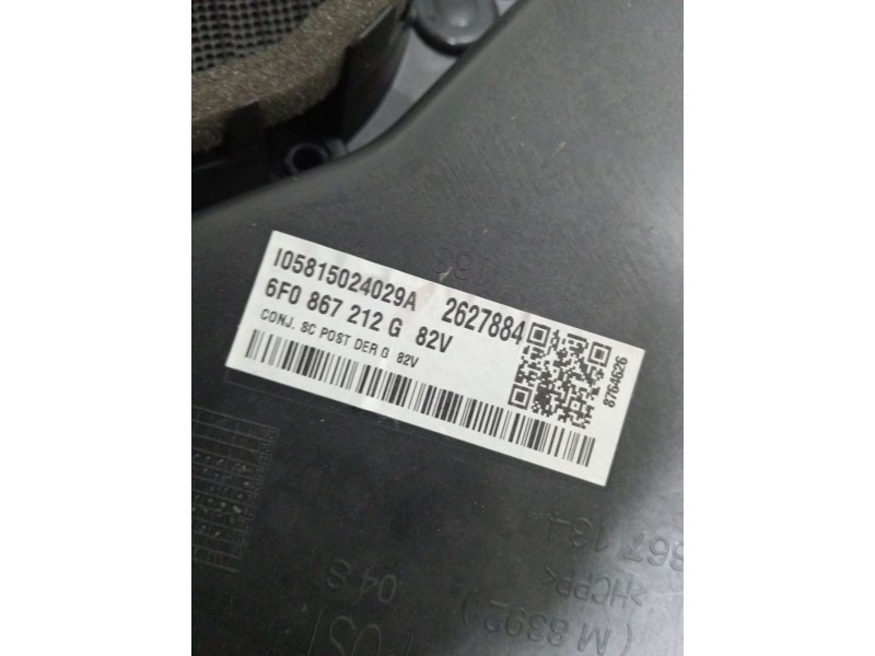 Recambio de juego asientos completo para seat ibiza v (kj1, kjg) 1.0 mpi referencia OEM IAM 2Q881106M  