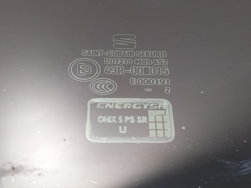 Recambio de luna trasera derecha para seat ibiza v (kj1, kjg) 1.0 mpi referencia OEM IAM IBIZA V (KJ1 KJG) 1.0 MPI (2018 - 0) 99