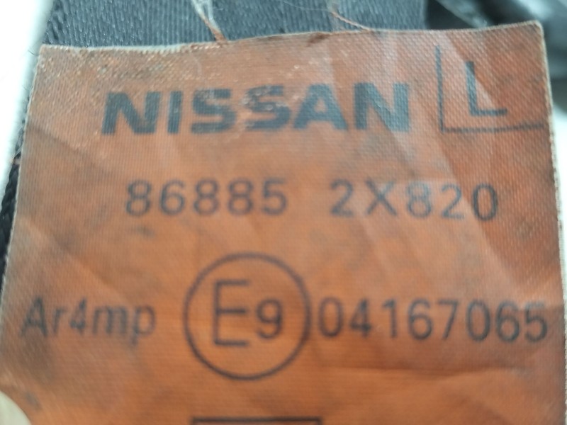 Recambio de anclaje cinturon delantero derecho para nissan terrano/terrano.ii (r20) sr (3-ptas.) referencia OEM IAM 868852x820  