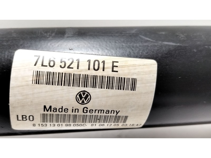 Recambio de transmision central para volkswagen touareg (7l6) 5.0 v10 tdi dpf referencia OEM IAM 7L6521101E  