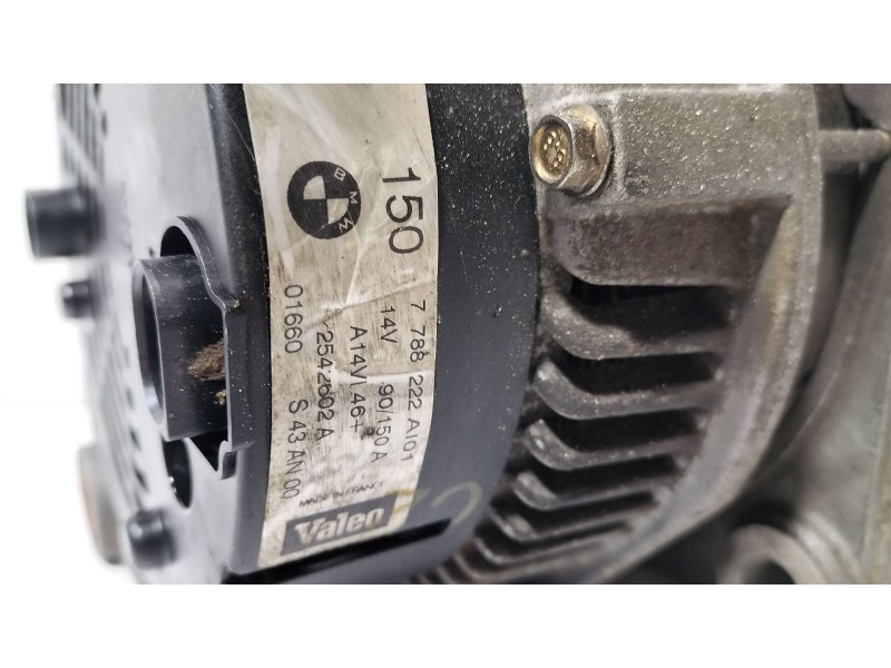 Recambio de alternador para bmw serie 3 berlina (e46) 320d edition advance referencia OEM IAM 7788222  