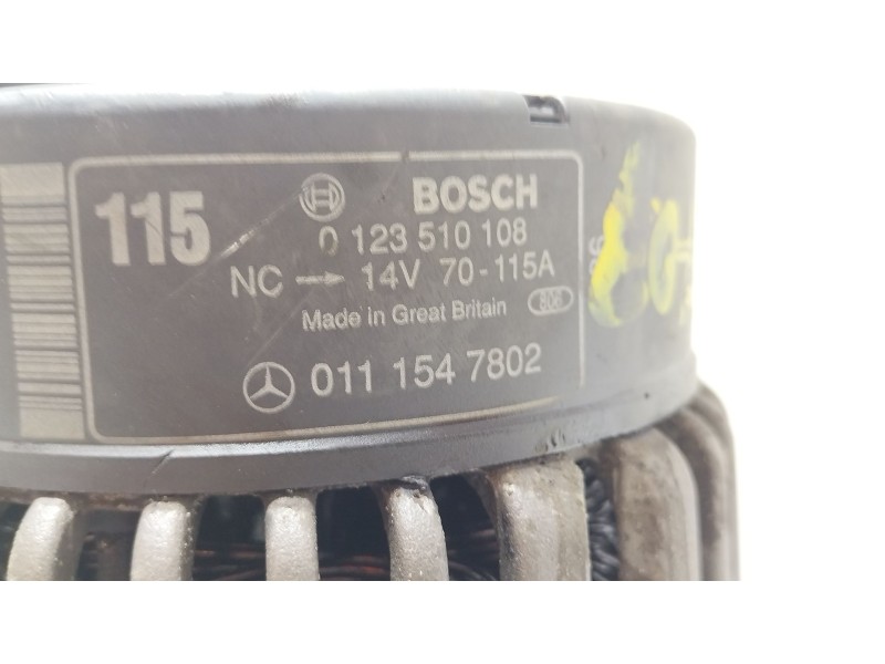 Recambio de alternador para mercedes-benz clase c (w202) c 220 cdi (202.133) referencia OEM IAM 0111547802  