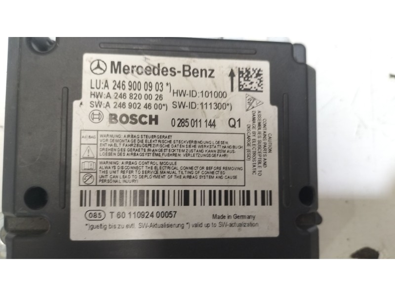 Recambio de kit airbag para mercedes-benz clase b sports tourer (w246, w242) b 180 cdi (246.200) referencia OEM IAM OM 651.901  