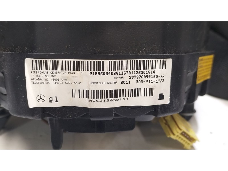 Recambio de kit airbag para mercedes-benz clase b sports tourer (w246, w242) b 180 cdi (246.200) referencia OEM IAM OM 651.901  