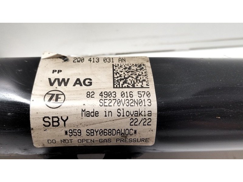 Recambio de amortiguador delantero derecho para seat ibiza v (kj1, kjg) 1.0 mpi referencia OEM IAM 2Q0413031AN  