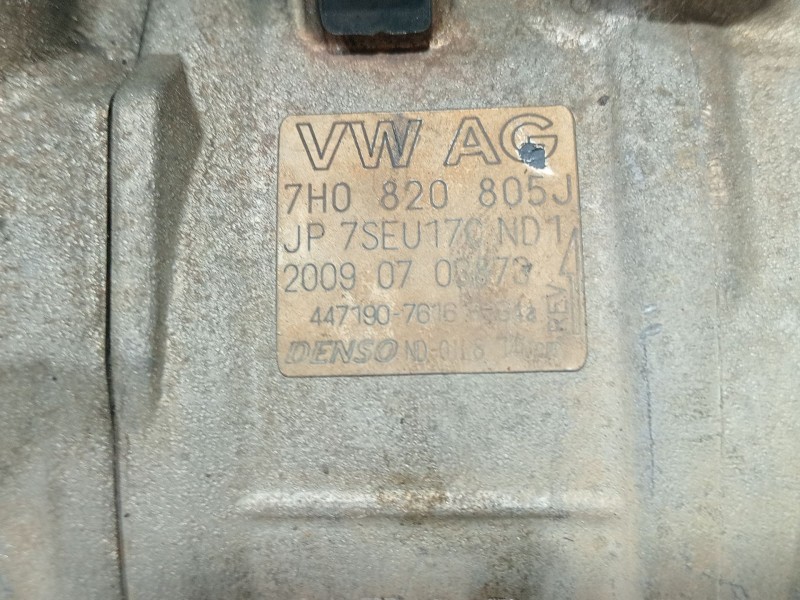 Recambio de compresor aire acondicionado para volkswagen touareg (7la, 7l6, 7l7) 5.0 v10 tdi referencia OEM IAM 7H0820805J  