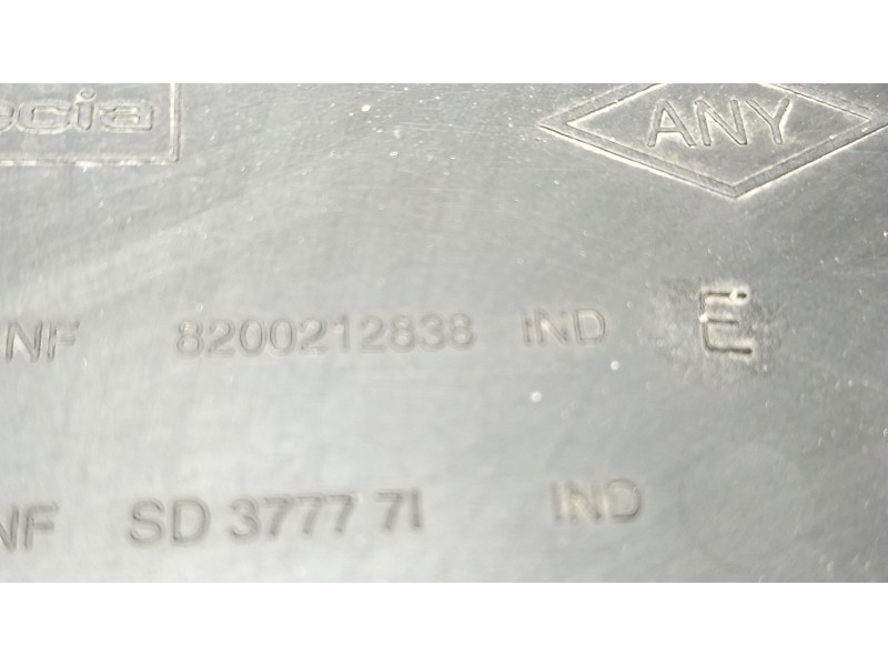 Recambio de moldura para dacia dokker furgoneta/monovolumen 1.5 dci (feaj) referencia OEM IAM 8200212838  