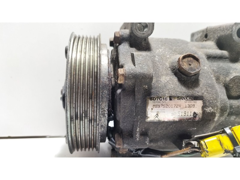 Recambio de compresor aire acondicionado para peugeot 5008 (0u_, 0e_) 1.6 hdi referencia OEM IAM 9651911480  