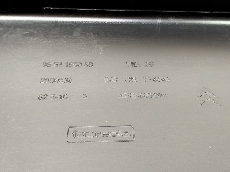 Recambio de moldura para citroën c4 grand picasso 1.6 hdi fap referencia OEM IAM 9654195380  