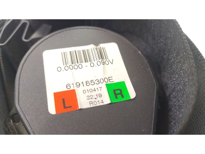 Recambio de cinturon seguridad trasero izquierdo para bmw 3 (f30, f80) 318 d referencia OEM IAM 619185300E  