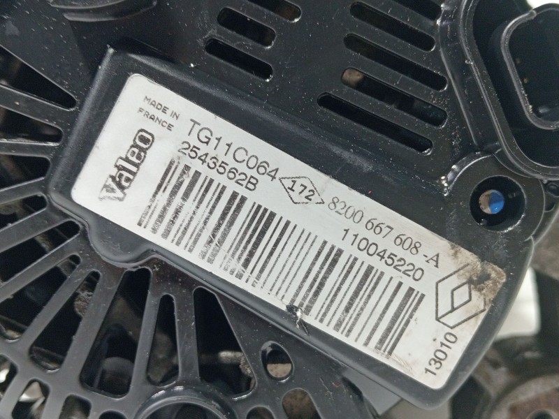 Recambio de alternador para dacia logan (ls_) 1.5 dci (ls04) referencia OEM IAM 8200667608  