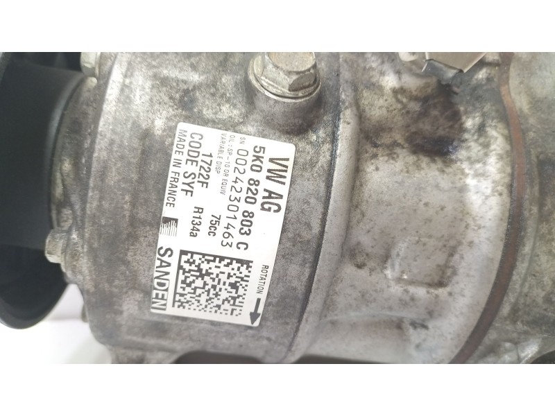Recambio de compresor aire acondicionado para seat ibiza iv sc (6j1, 6p5) 1.2 tsi referencia OEM IAM 5K0820803C  