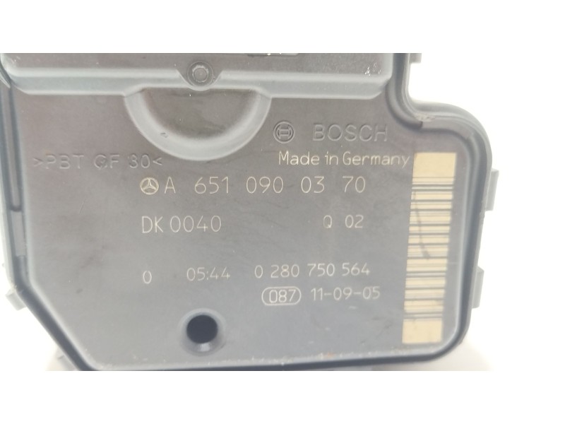 Recambio de caja mariposa para mercedes-benz clase e (w212) e 200 cdi / bluetec (212.005, 212.006) referencia OEM IAM A651090037