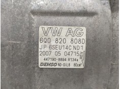 Recambio de compresor aire acondicionado para seat ibiza iii (6l1) 1.9 tdi referencia OEM IAM 6Q0820808D   2