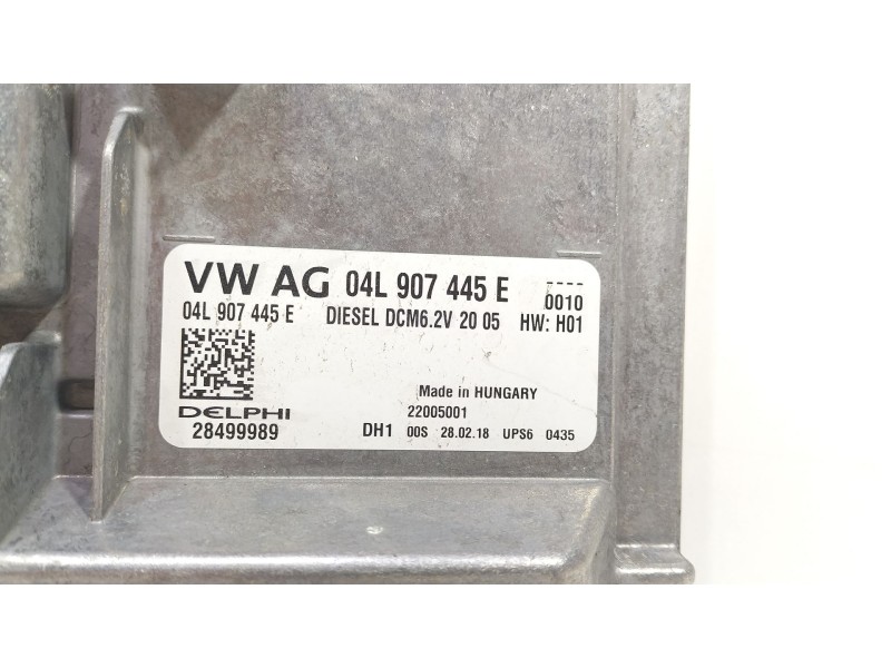 Recambio de centralita motor uce para volkswagen golf vii (5g1, bq1, be1, be2) 1.6 tdi referencia OEM IAM 04l907445e  