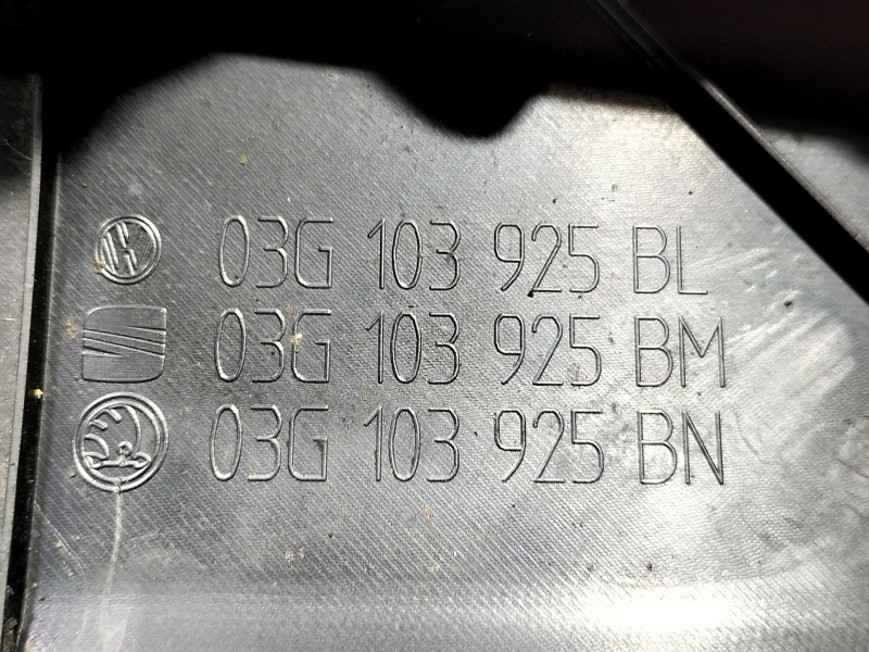 Recambio de tapa de motor para skoda octavia ii (1z3) 1.9 tdi referencia OEM IAM 03G103925BK  