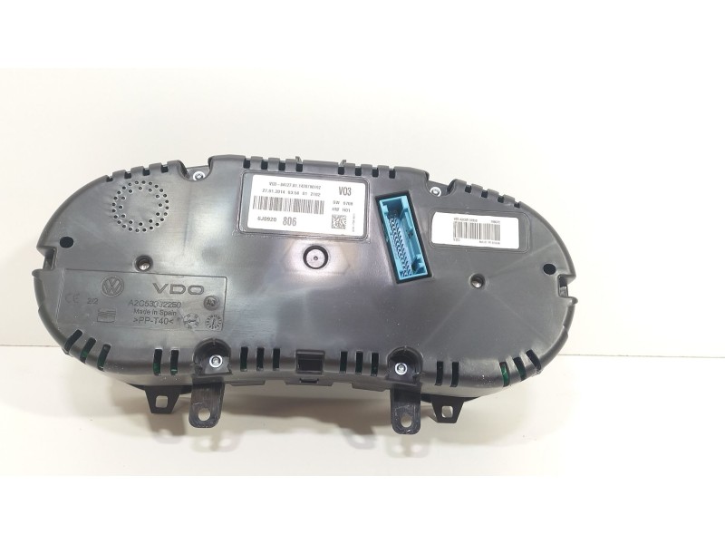 Recambio de cuadro instrumentos para seat ibiza iv sc (6j1, 6p5) 1.2 tsi referencia OEM IAM 6j0920806  