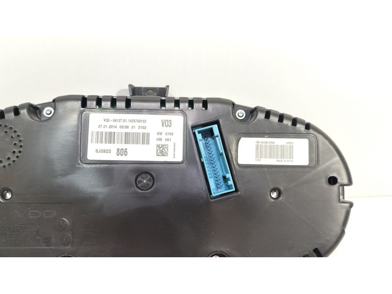 Recambio de cuadro instrumentos para seat ibiza iv sc (6j1, 6p5) 1.2 tsi referencia OEM IAM 6j0920806  