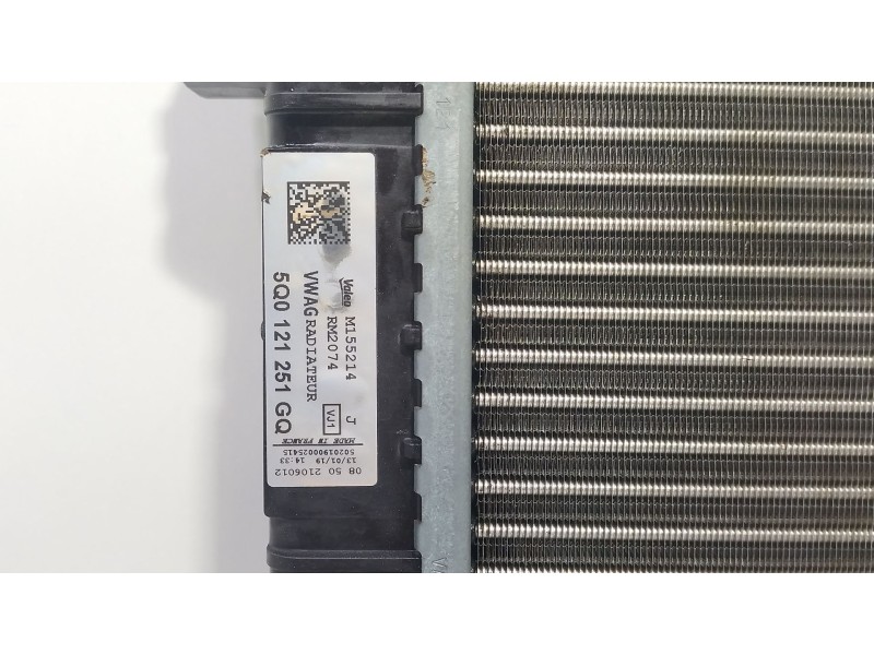 Recambio de radiador agua para seat leon st (5f8) 1.0 tsi referencia OEM IAM 5Q0121251GQ  