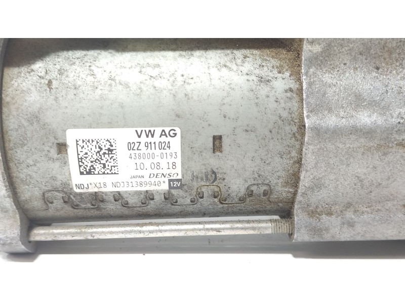 Recambio de motor arranque para seat leon st (5f8) 1.0 tsi referencia OEM IAM 02Z911024  