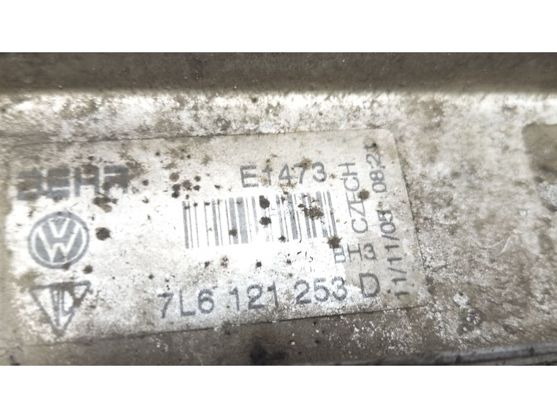 Recambio de radiador agua para volkswagen touareg (7la, 7l6, 7l7) 5.0 v10 tdi referencia OEM IAM 7L6121253E  