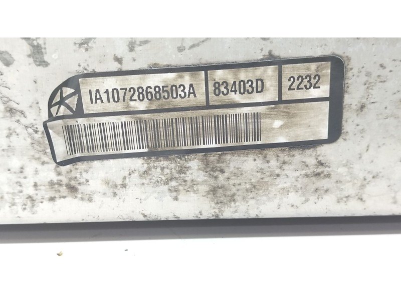 Recambio de intercooler para chrysler voyager (rg) 2.5 crd grand voyager limited referencia OEM IAM IA1072868503A  