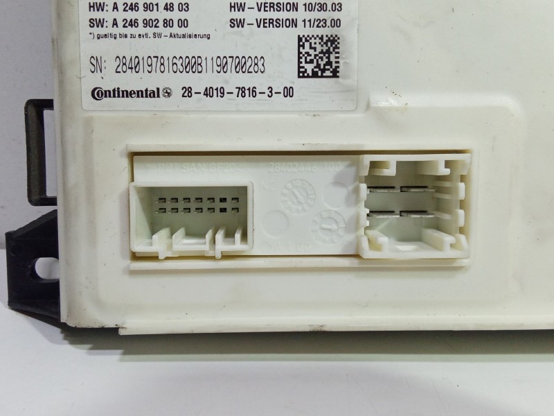 Recambio de modulo electronico para mercedes-benz clase b sports tourer (w246, w242) b 180 cdi (246.200) referencia OEM IAM A246