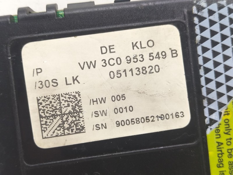 Recambio de modulo electronico para volkswagen passat berlina (3c2) advance 4motion referencia OEM IAM 3C0953549B  