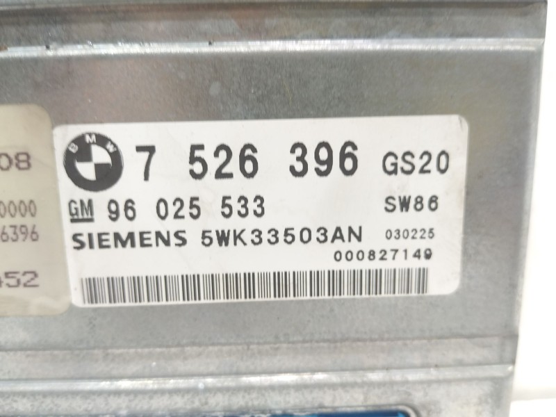 Recambio de modulo electronico para bmw serie 3 berlina (e46) 2.0 16v diesel cat referencia OEM IAM 7526396  