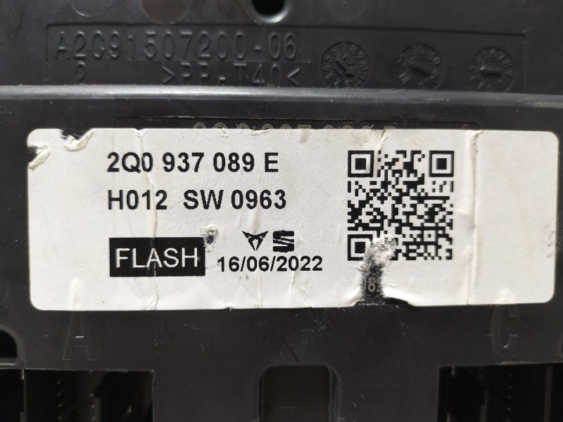 Recambio de modulo electronico para seat ibiza v (kj1, kjg) 1.0 mpi referencia OEM IAM 2Q0937089E  