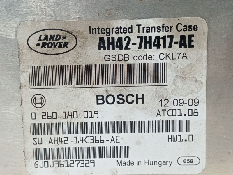 Recambio de modulo electronico para land rover discovery iv (l319) 3.0 sdv6 4x4 referencia OEM IAM AH427H417AE  
