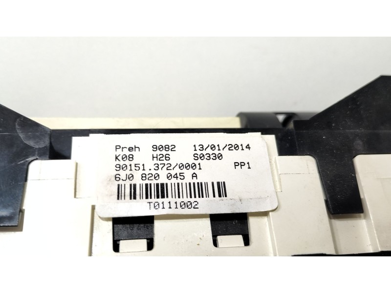 Recambio de mando climatizador para seat ibiza iv st (6j8, 6p8) 1.2 tsi referencia OEM IAM 6J0820045A  