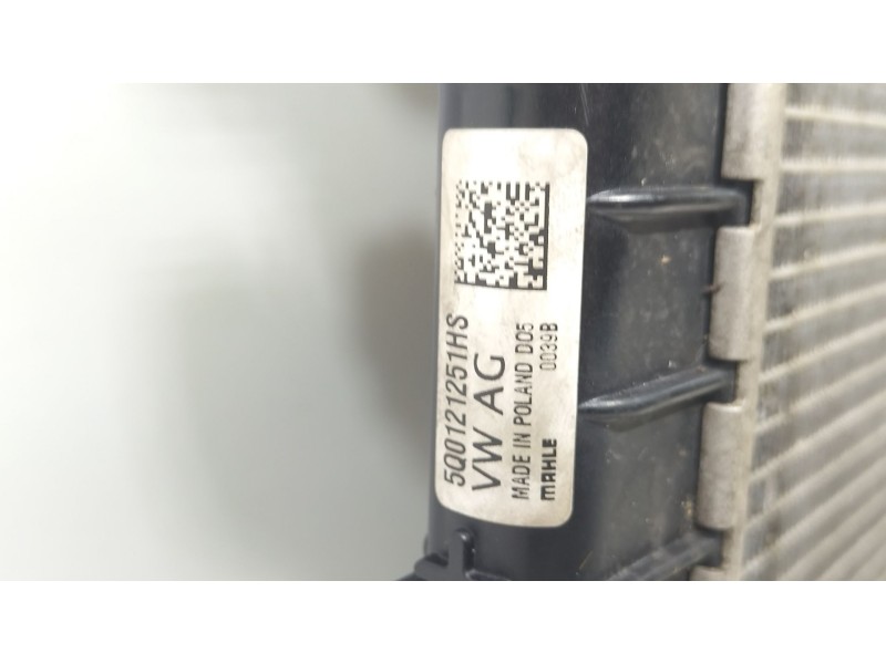 Recambio de radiador agua para seat leon st (5f8) 1.0 tsi referencia OEM IAM 5Q0121251HS  