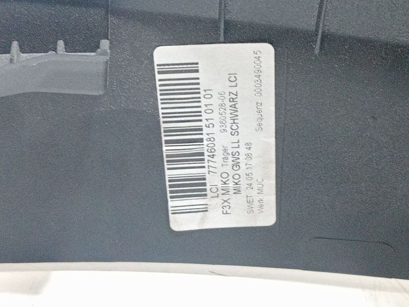 Recambio de consola central para bmw 3 (f30, f80) 318 d referencia OEM IAM 51169360528  