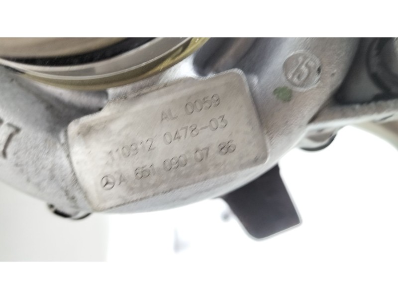 Recambio de turbocompresor para mercedes-benz clase a (w176) a 180 cdi (176.000) referencia OEM IAM A6510900786  