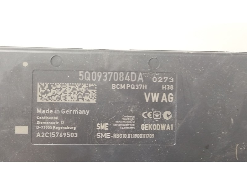 Recambio de modulo electronico para seat leon st (5f8) 1.0 tsi referencia OEM IAM 5Q0937084DA  