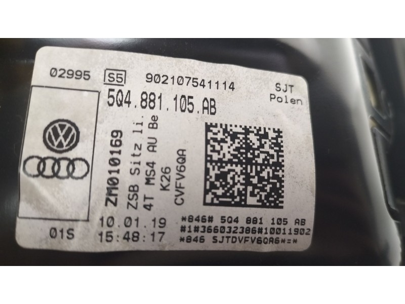 Recambio de juego asientos completo para seat leon st (5f8) 1.0 tsi referencia OEM IAM 5 puertas  
